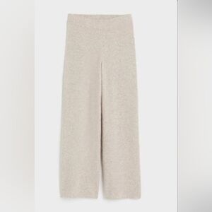 NWOT H&M Fine Knit Pants Beige Melange